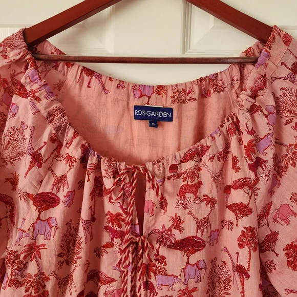 Pink Animal Print Dress by Ro's Garden - Picture 2 of 6